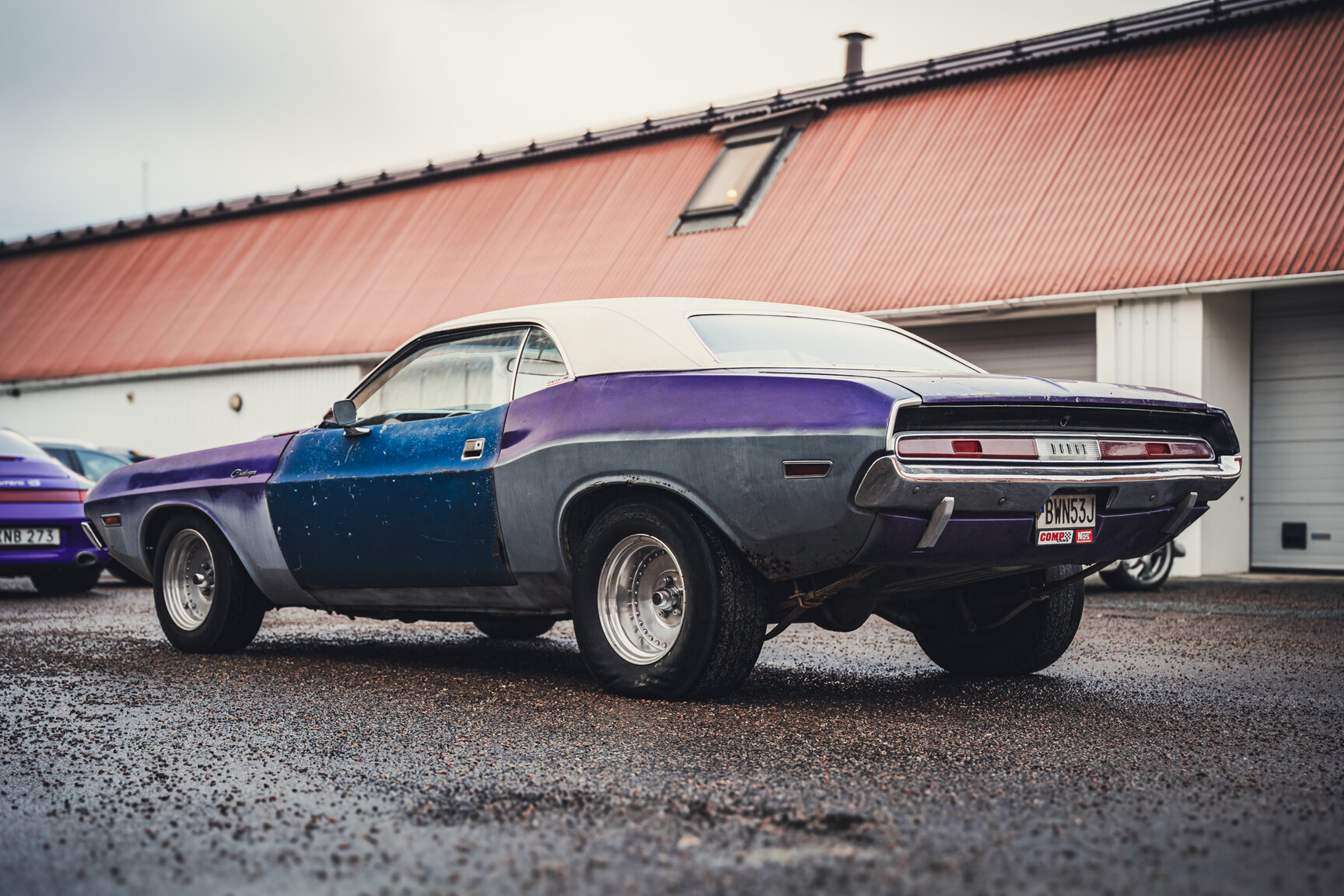 Exteriörbild på 1970 Dodge Challenger - Ett sista race