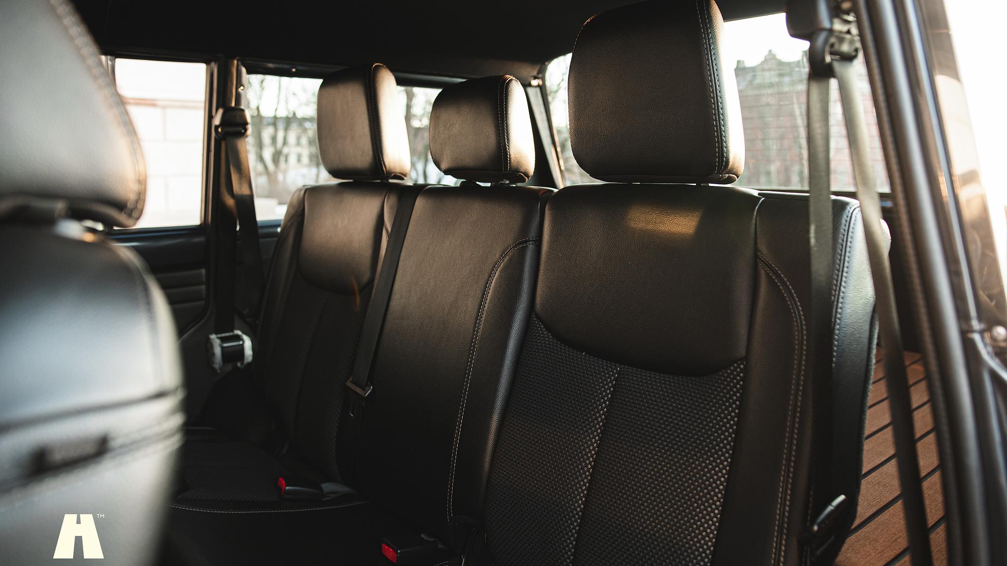Interior image of 2015 Woodland Restomod Grand Wagoneer #002 Euro 6