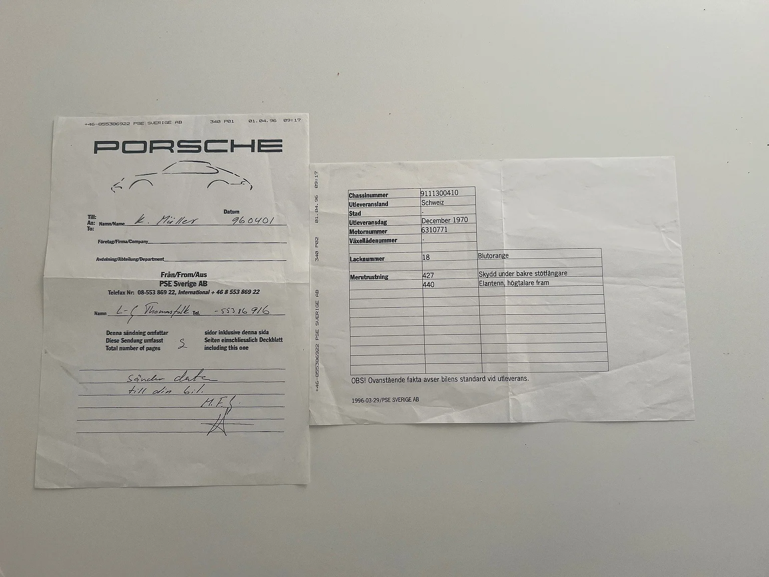 Dokumentation, 1971 Porsche 911 S  (13)