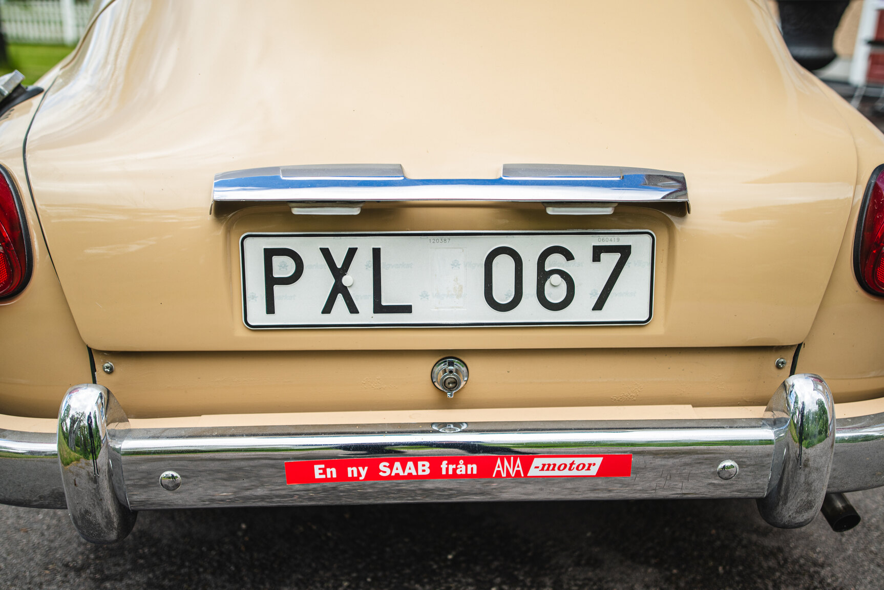 Exteriörbild på 1961 SAAB 96 De Luxe 