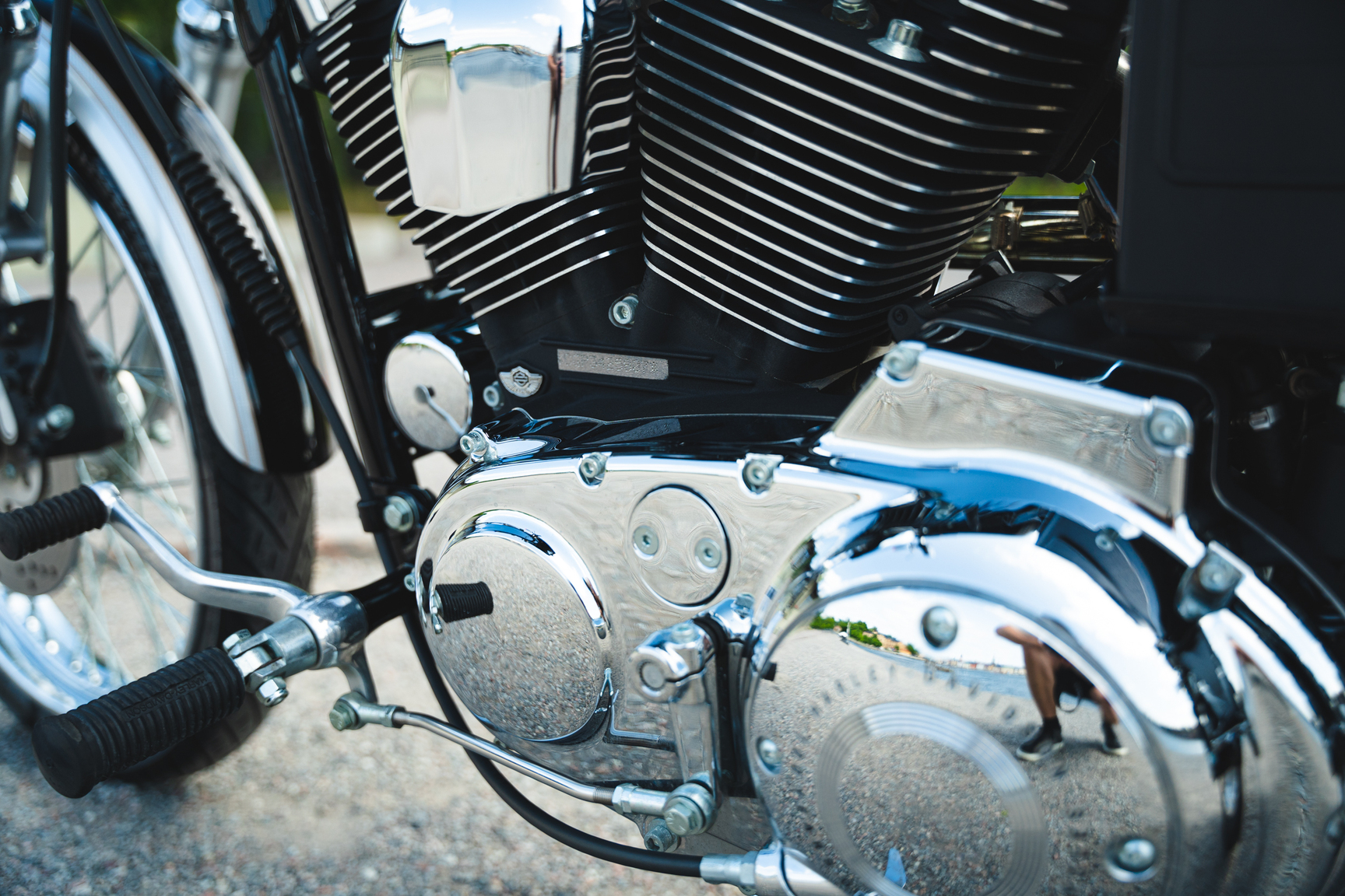 Image of 2003 Harley Davidson Sportster 1200 100th Anniversary (11) mechanics