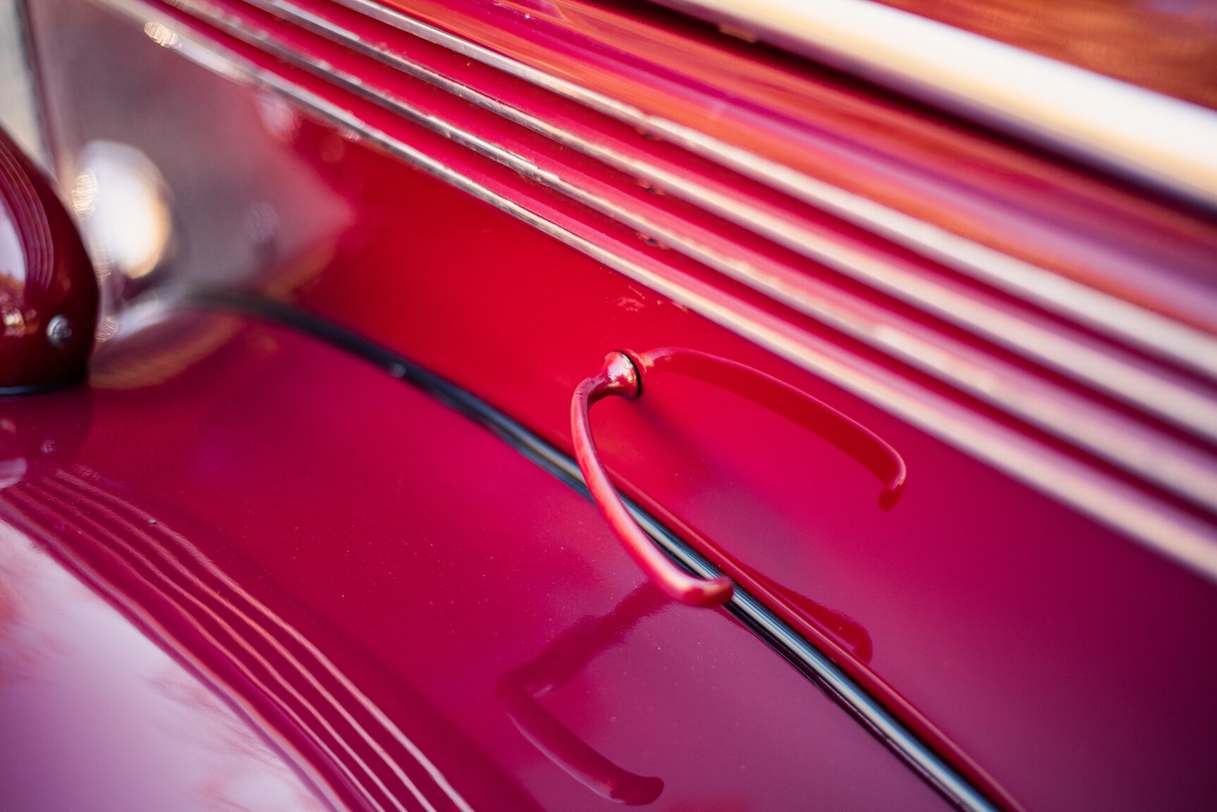Exteriörbild på 1938 Dodge Six Convertible Coupé