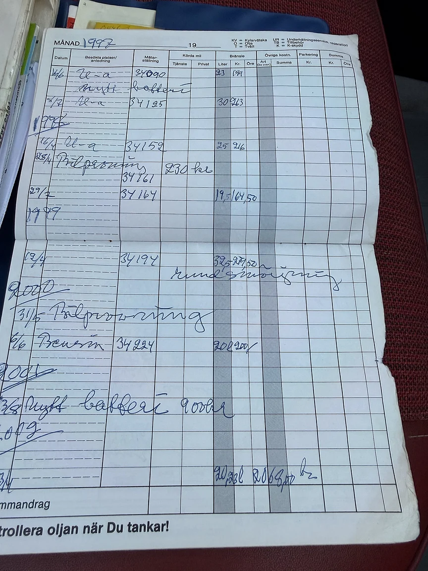 Dokumentation för 1964 Volvo Amazon (35)