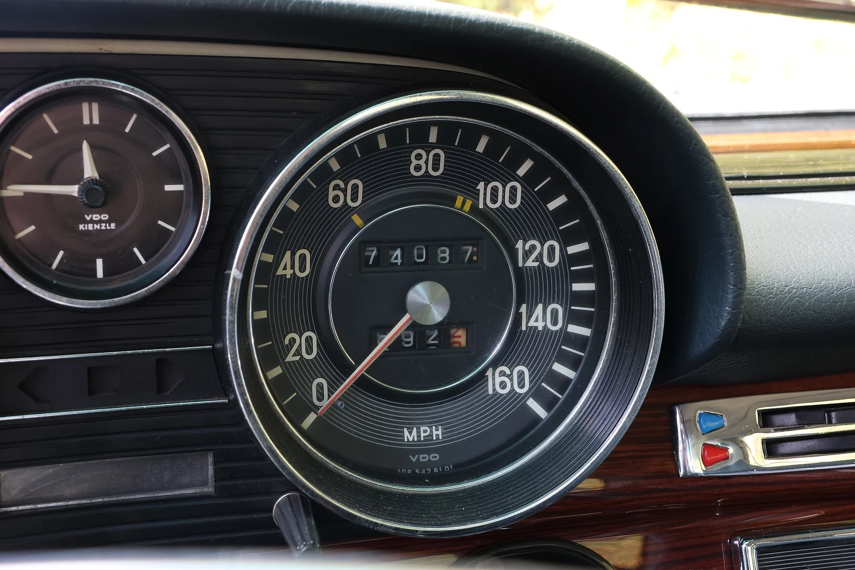 Interiörbild 1972 Mercedes-Benz 280 SE 4.5  (43)