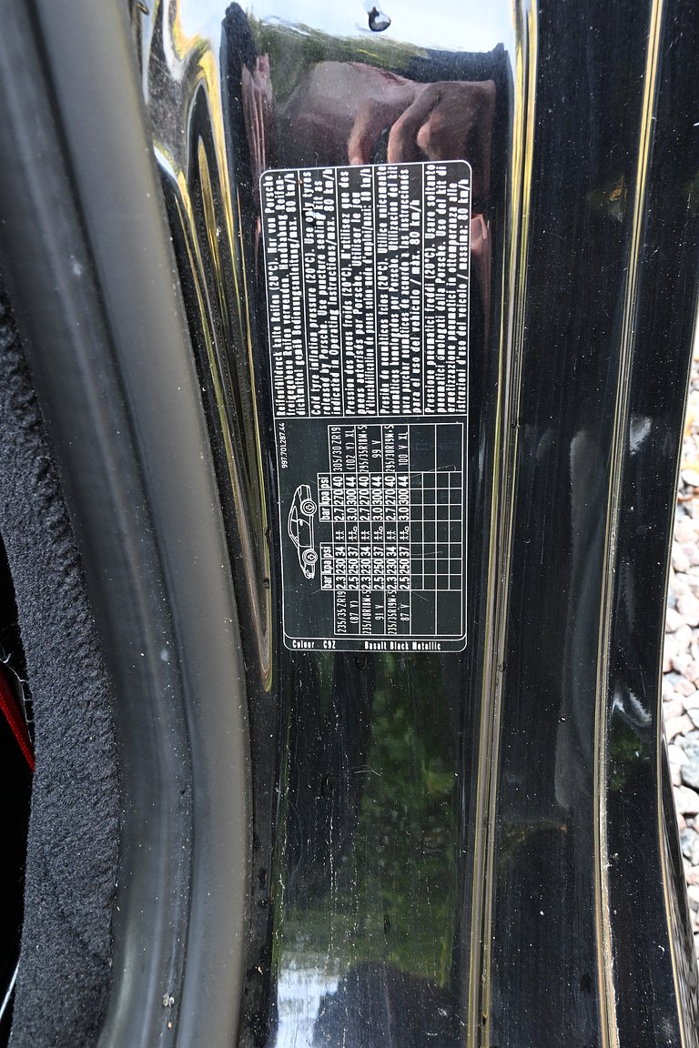 Interiörbild 2007 Porsche 911 997 Turbo