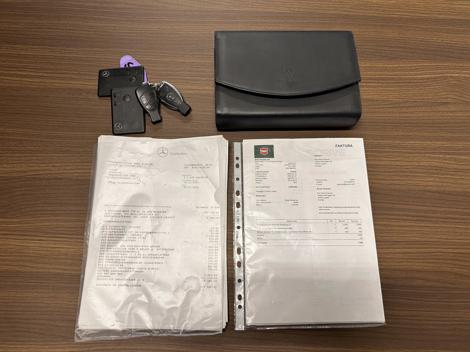 Documentation for 2003 Mercedes-Benz SL 55 AMG