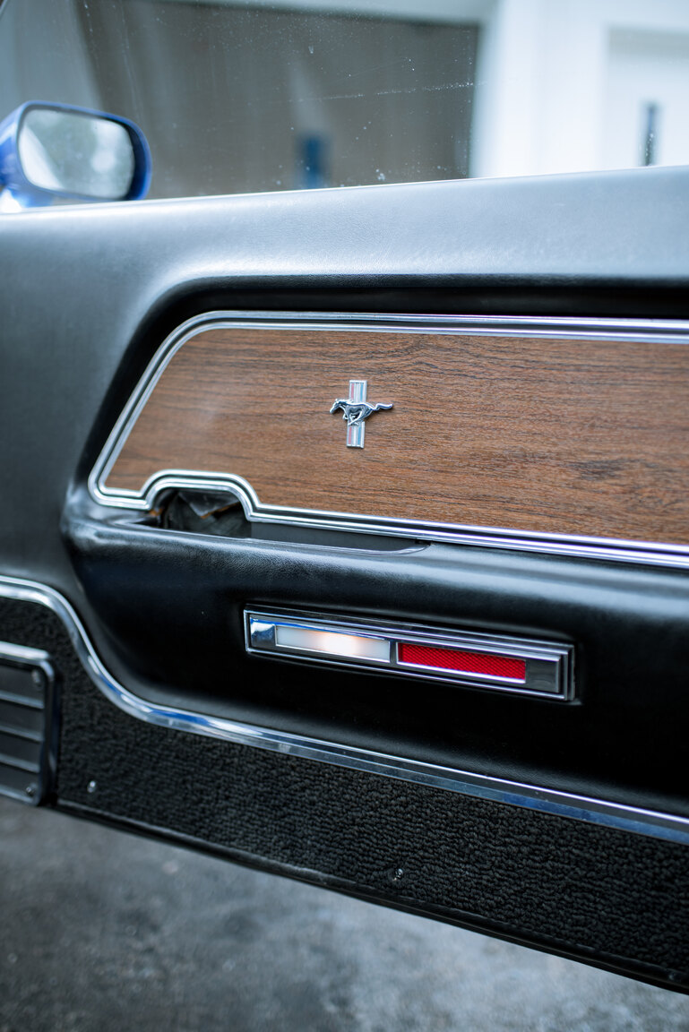 Innenraumfoto von 1969 Ford Mustang Mach 1