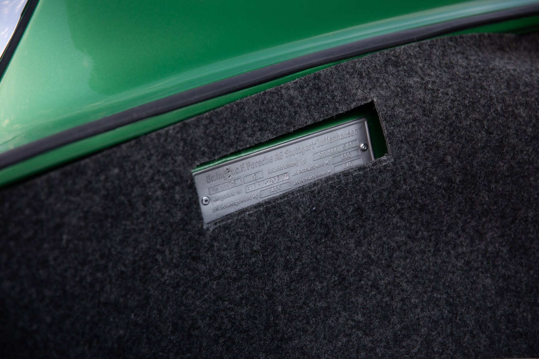 Interiörbild 1974 Porsche 911 S Targa