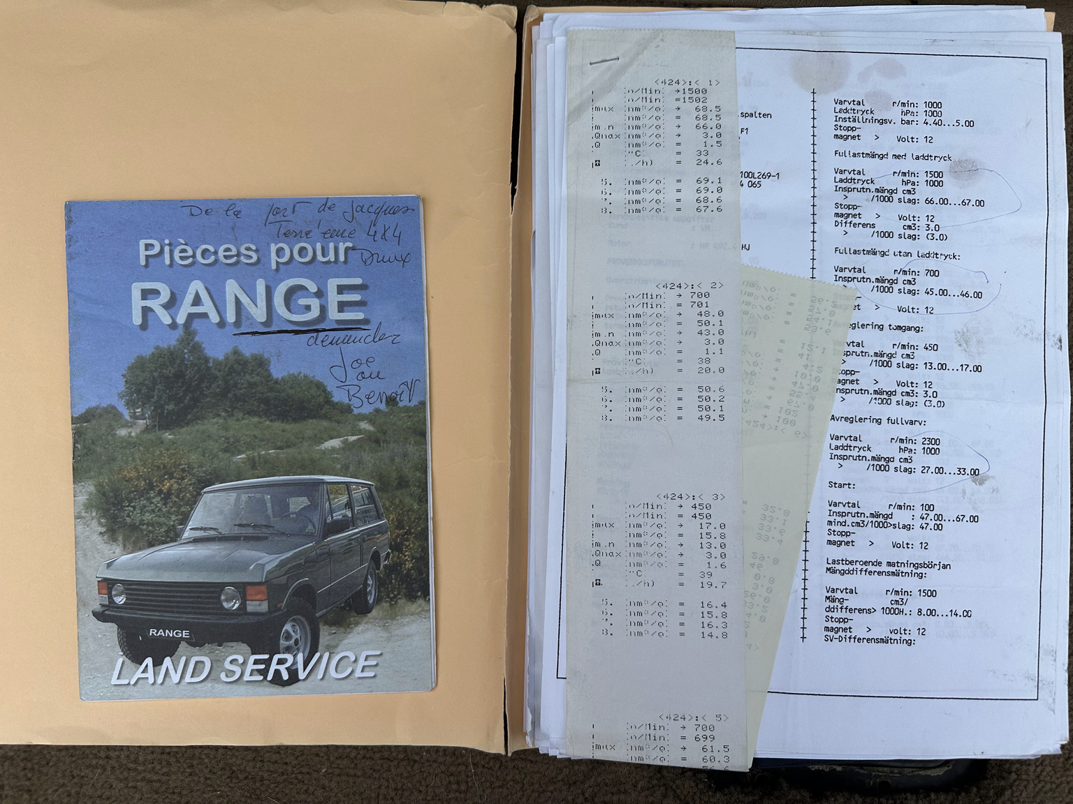 Documentation for 1990 Range Rover Classic