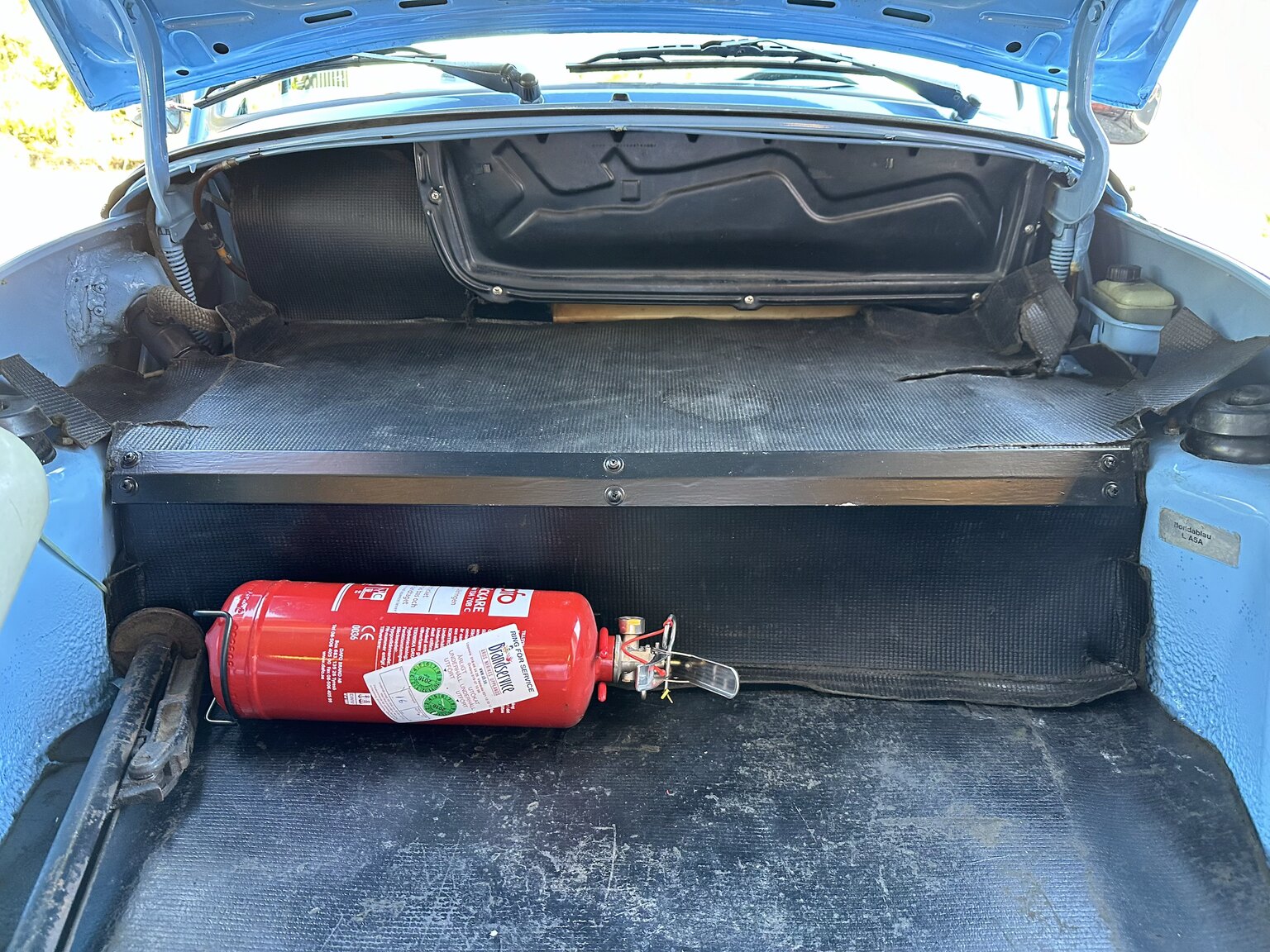 Interiörbild 1979 Volkswagen Beetle 1303 Käfer