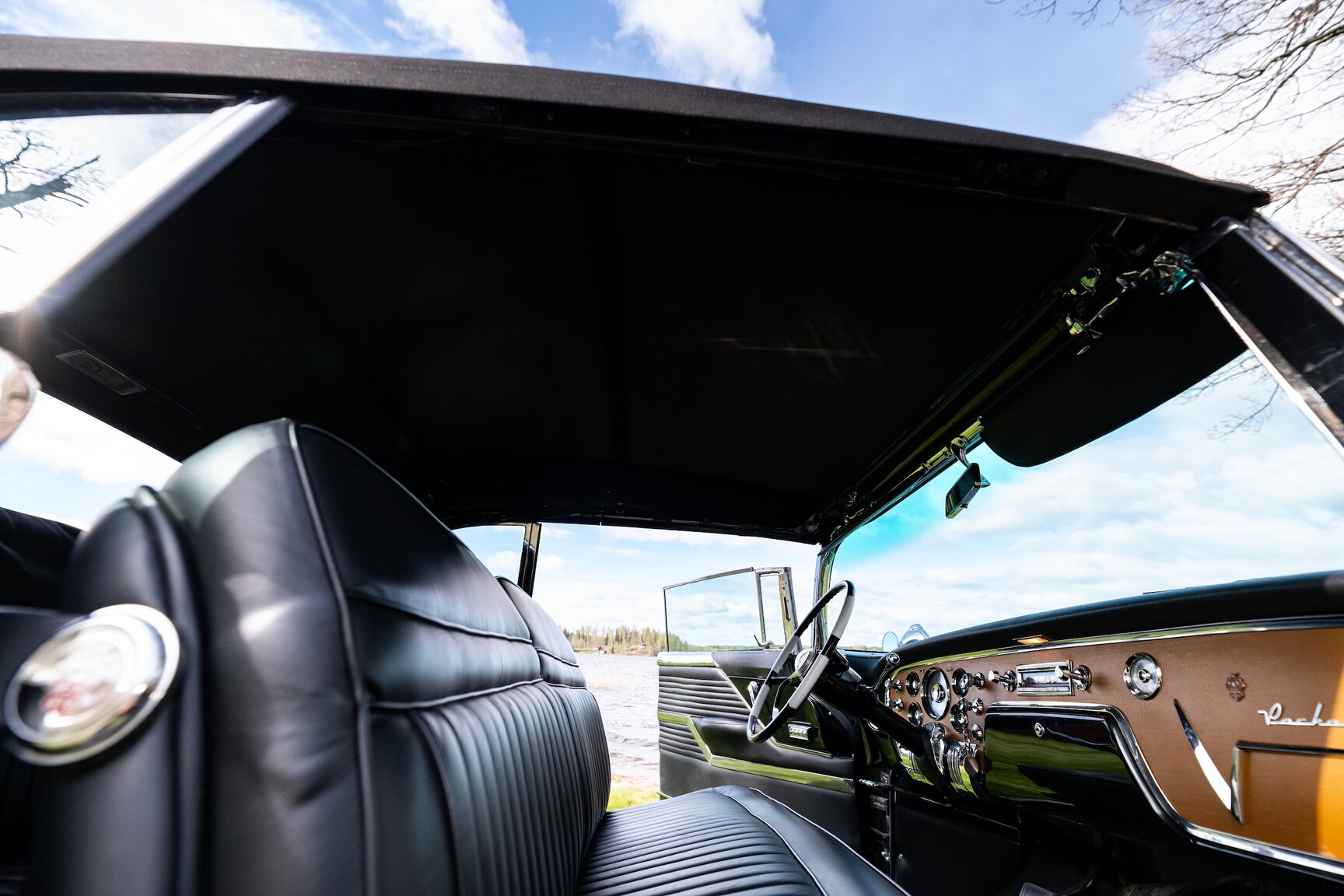 Interior image of 1955 Packard Caribbean Cabriolet  (40)