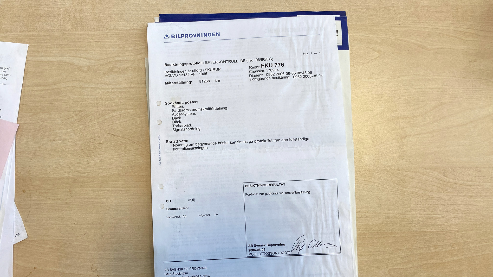 Dokumentation, 1966 Volvo Amazon (37)