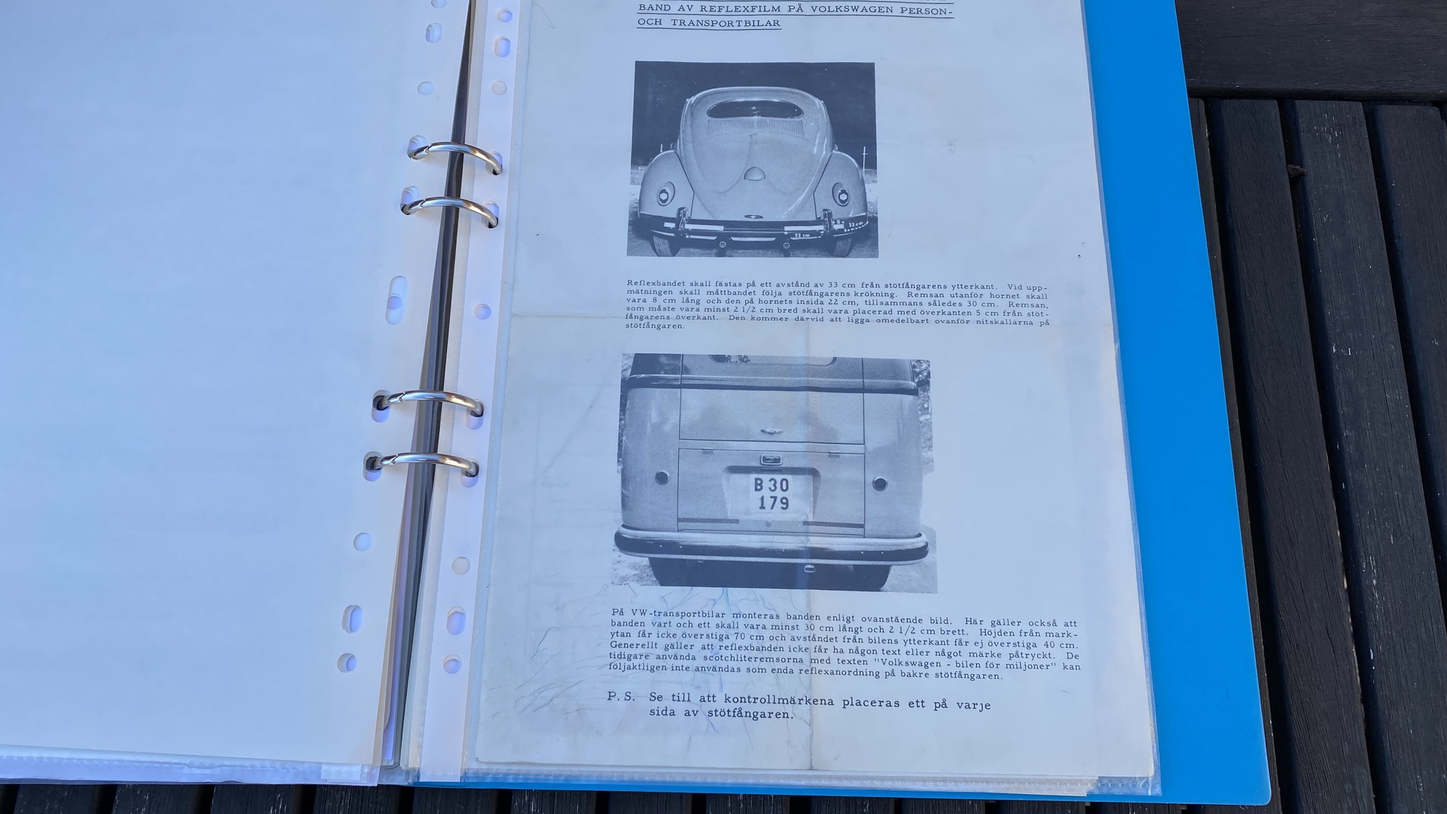 Documentation for 1967 Volkswagen Beetle