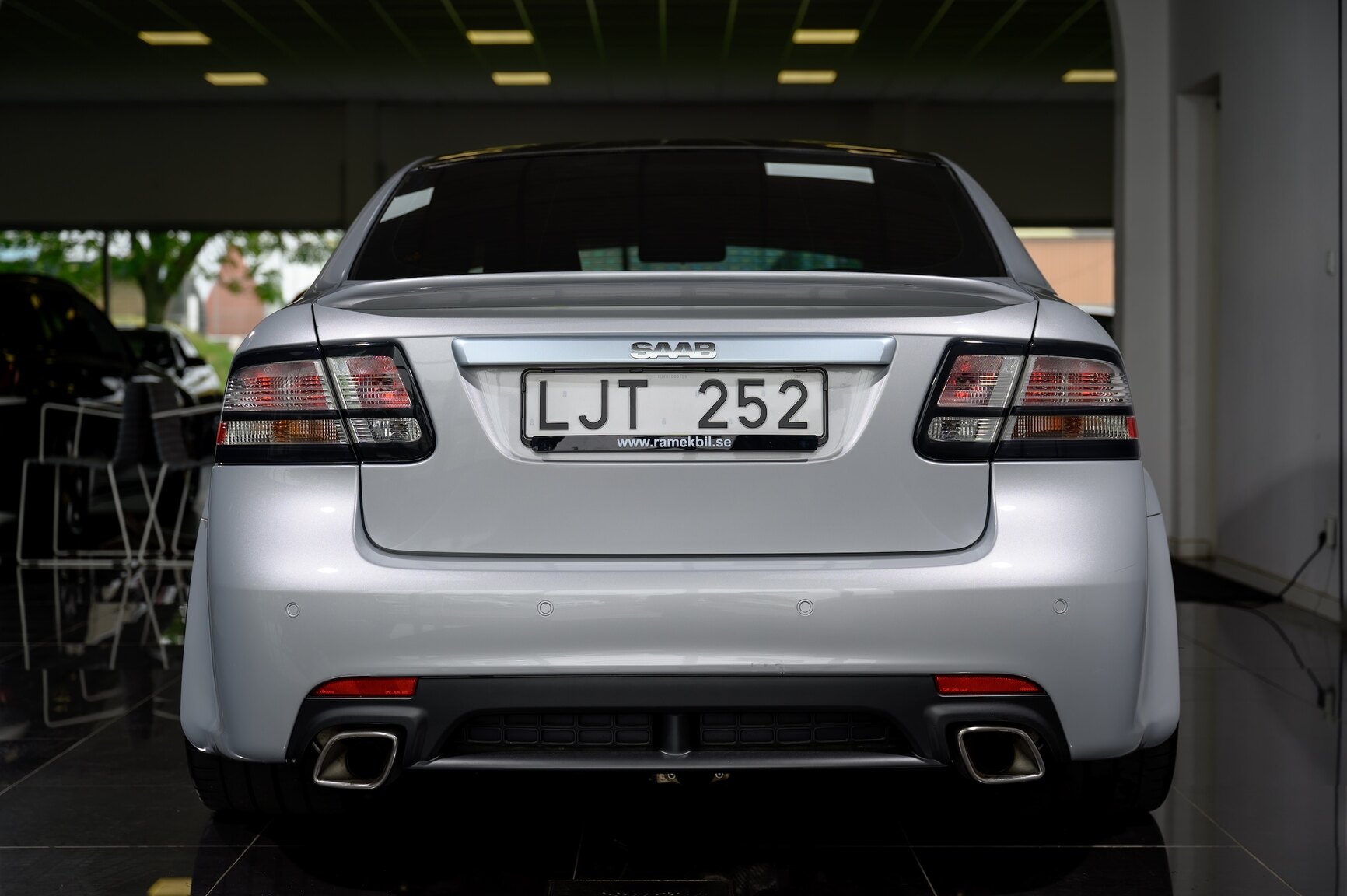 Exterior image of 2008 SAAB 9-3 Aero SportSedan Silver Beast SFRO
