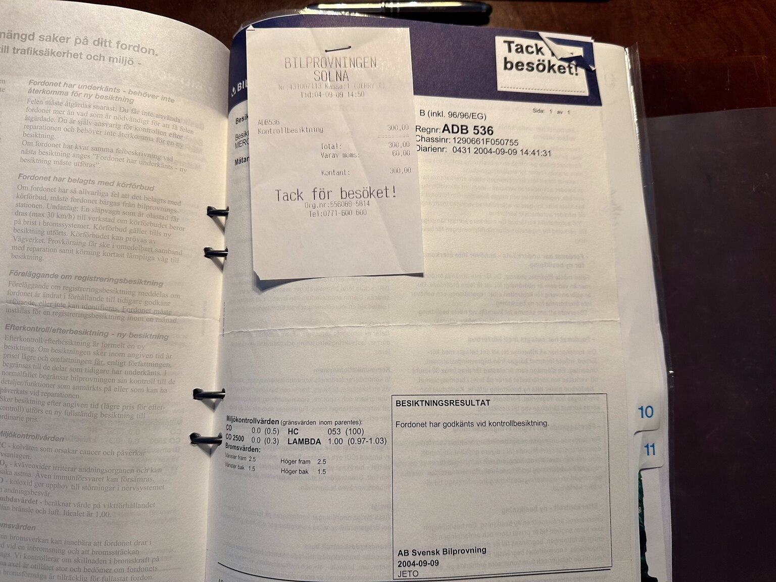 Dokumentation för 1992 Mercedes-Benz SL 500