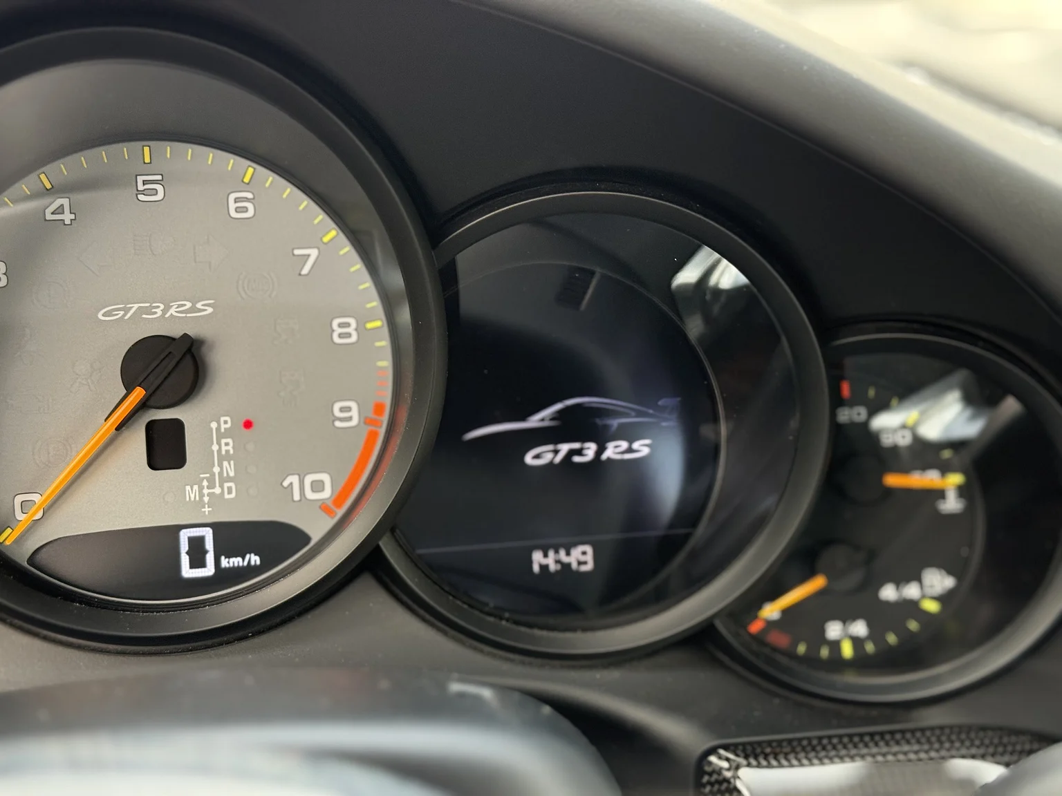 Interiörbild 2016 Porsche 911 GT3 RS (37)