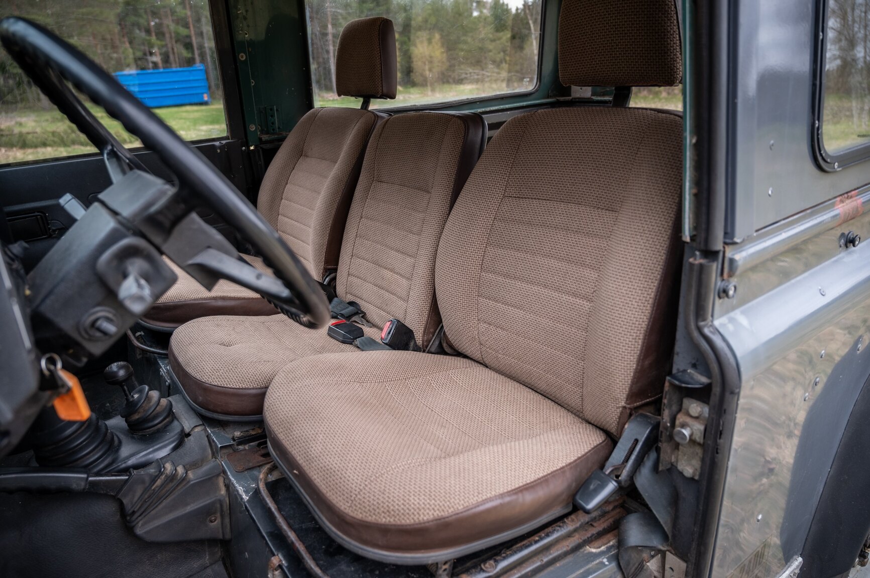 Innenraumfoto von 1986 Land Rover 90 2.5D