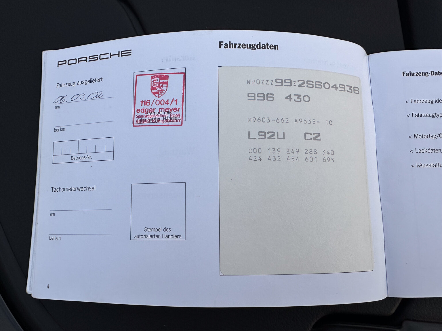 Dokumentation för 2002 Porsche 996 4S - Ett sista race