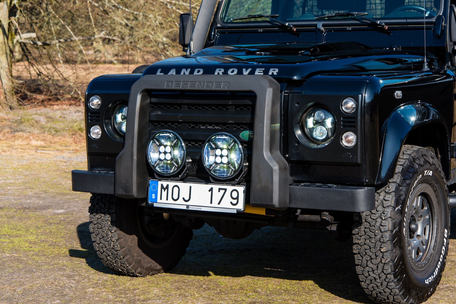 Exteriörbild på 2009 Land Rover Defender 90 2.4 TD4 4x4