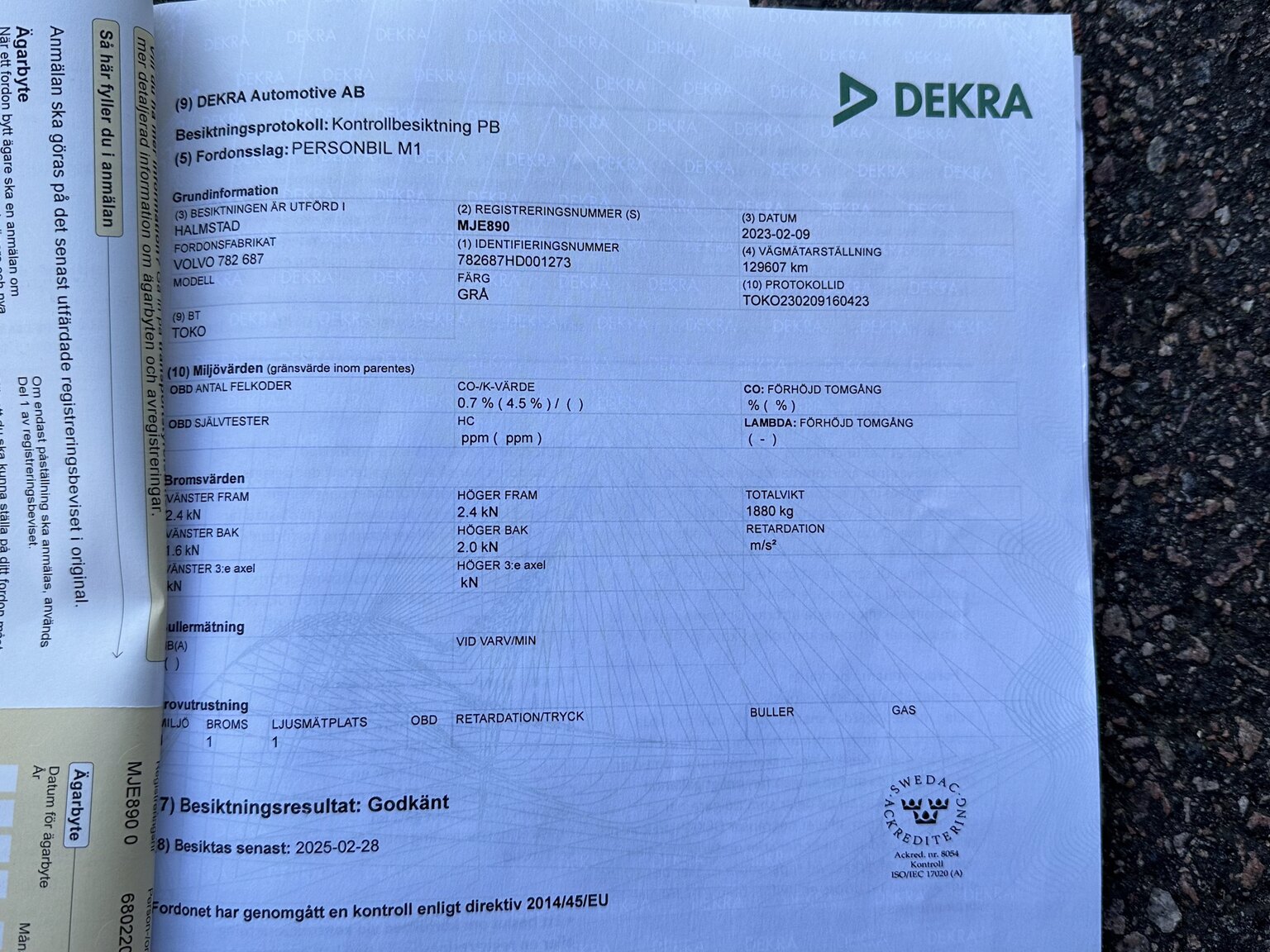 Dokumentation, 1987 Volvo 780 Bertone