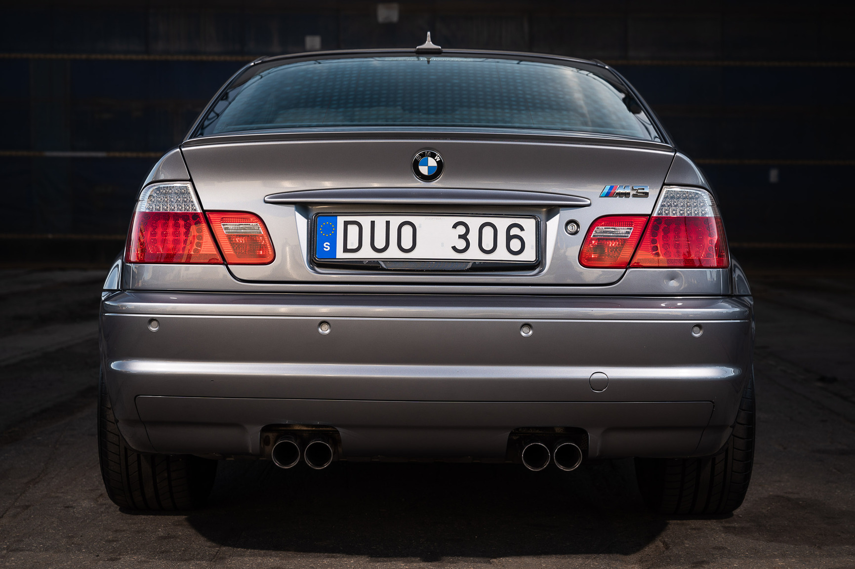 Exteriörbild på 2005 BMW M3 E46 manuell (16)