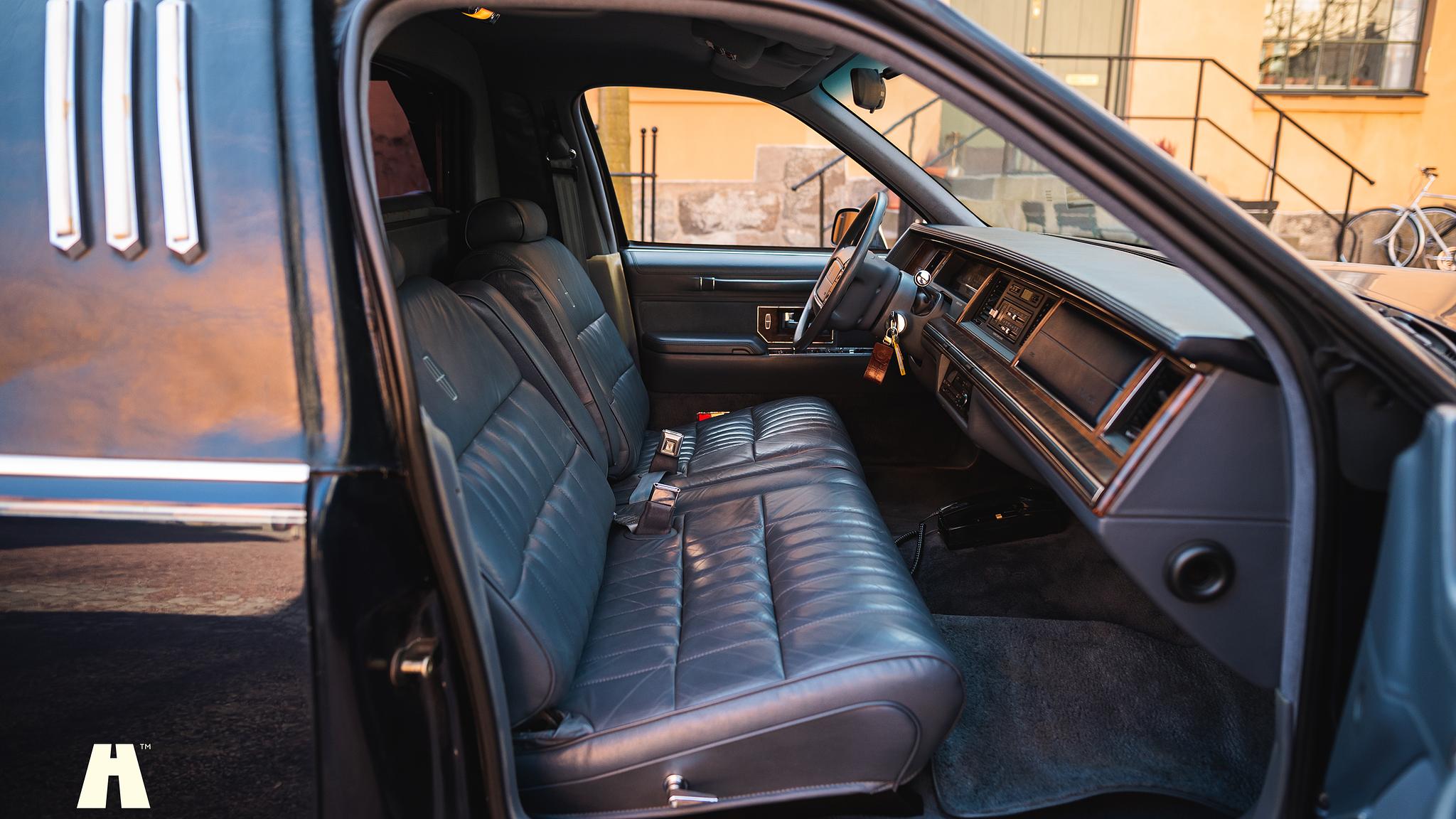 Interiörbild 1992 Lincoln Town Car Limousine 