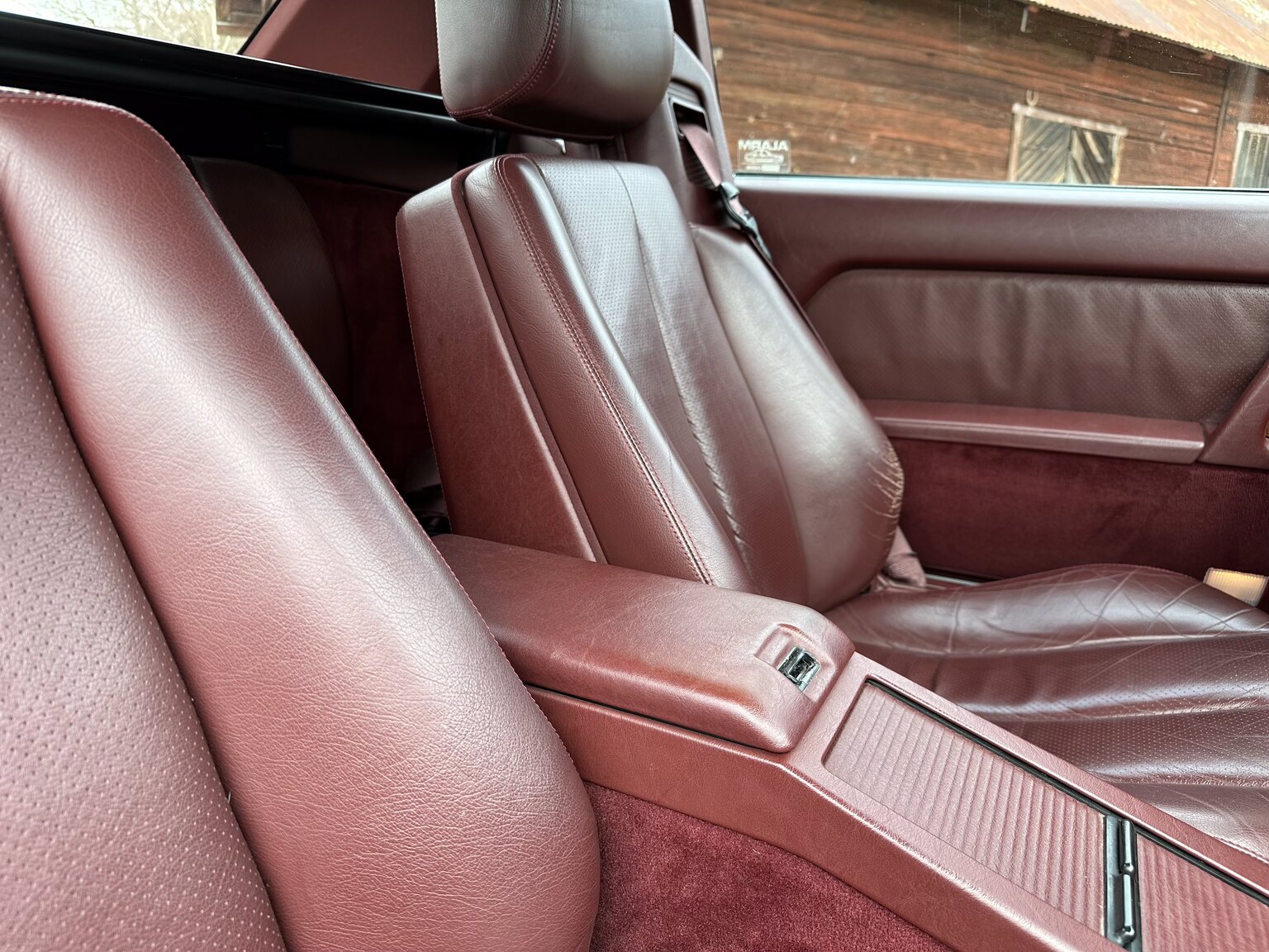 Interiörbild 1992 Mercedes-Benz SL 500