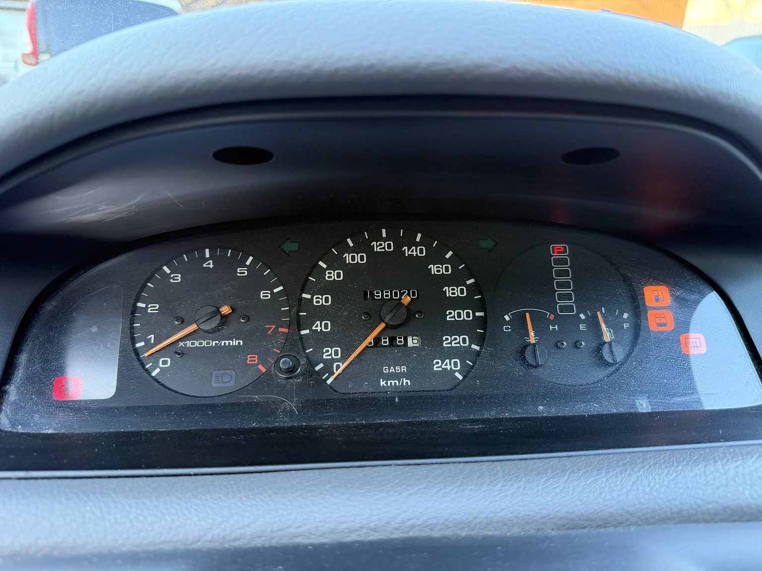 Interiörbild 1992 Mazda 626 Hatchback 2.5 V6 Automatic (6)