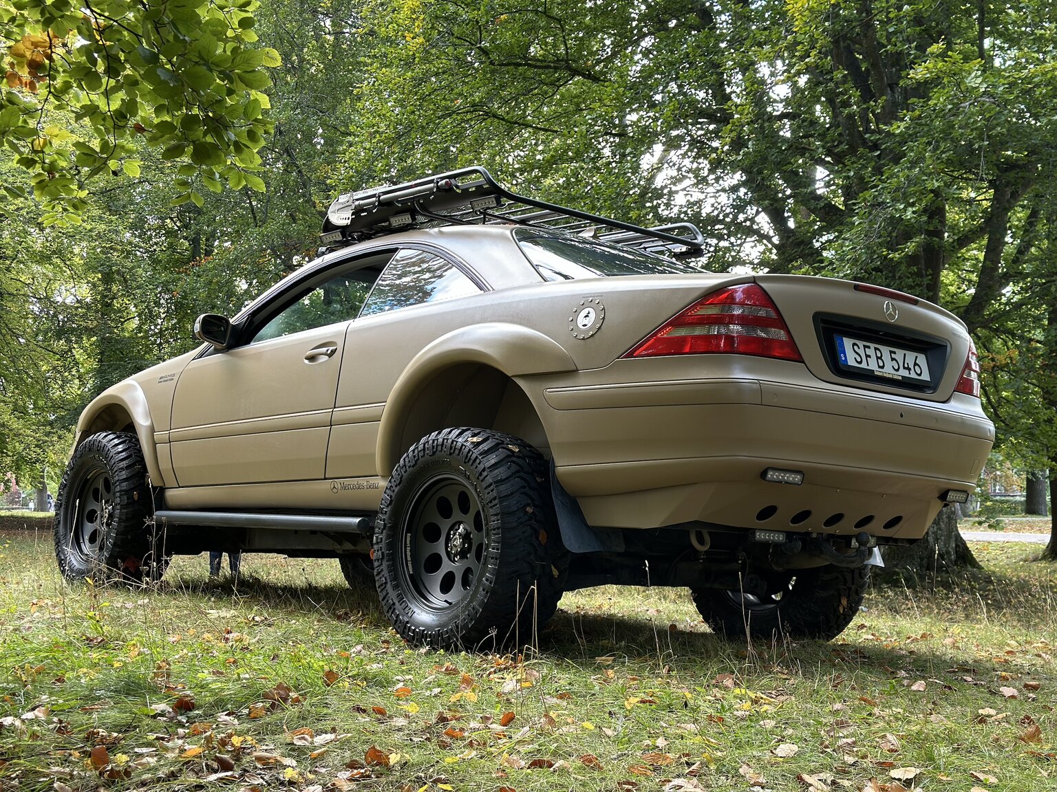 Exterior image of 2001 Mercedes-Benz CL600/ML 55 AMG