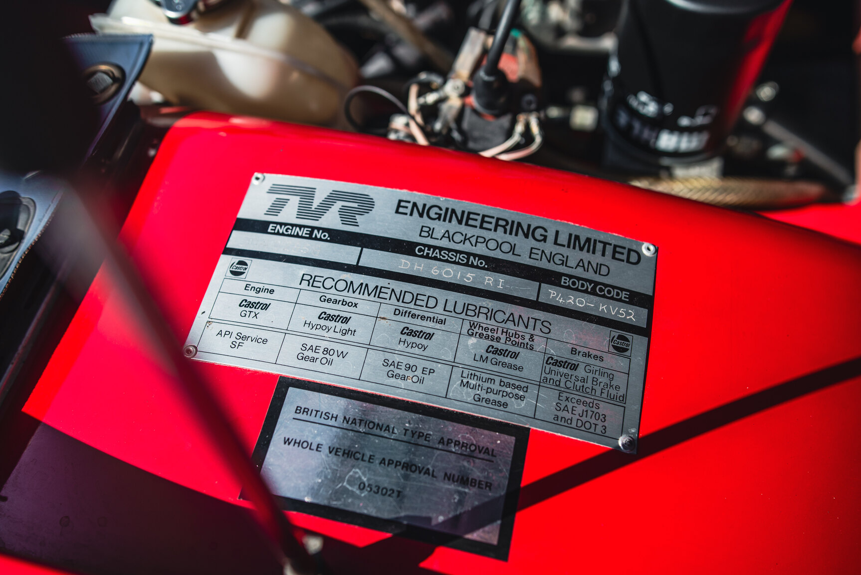 1985 TVR 350i Cabriolet 3.5 V8, Mekanik