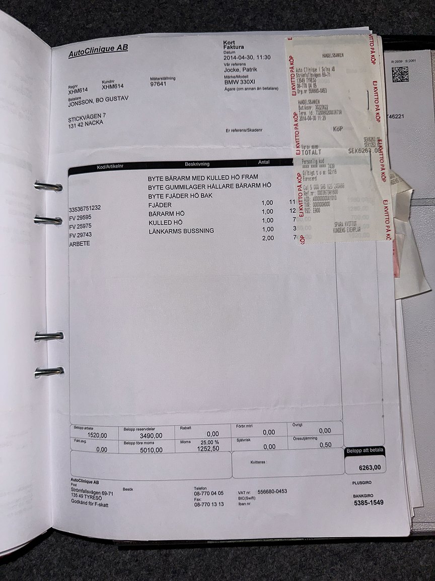 Documentation for 2001 BMW 330Xi