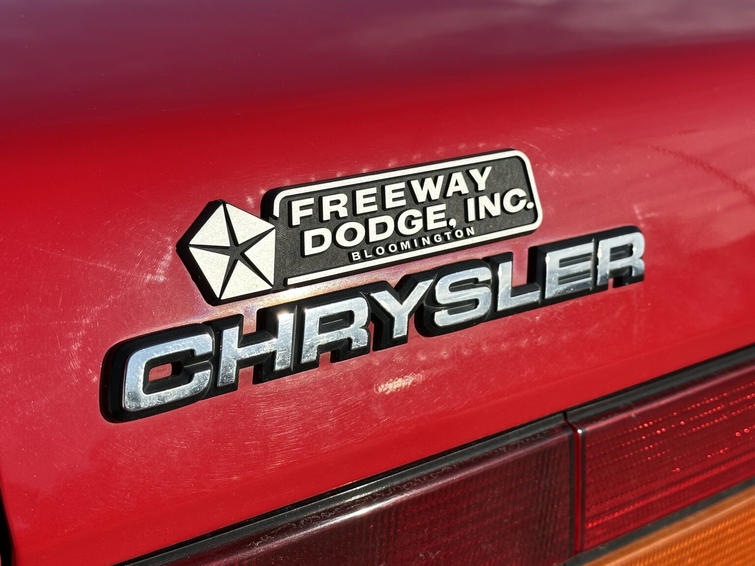 Exterior image of 1995 Chrysler LeBaron