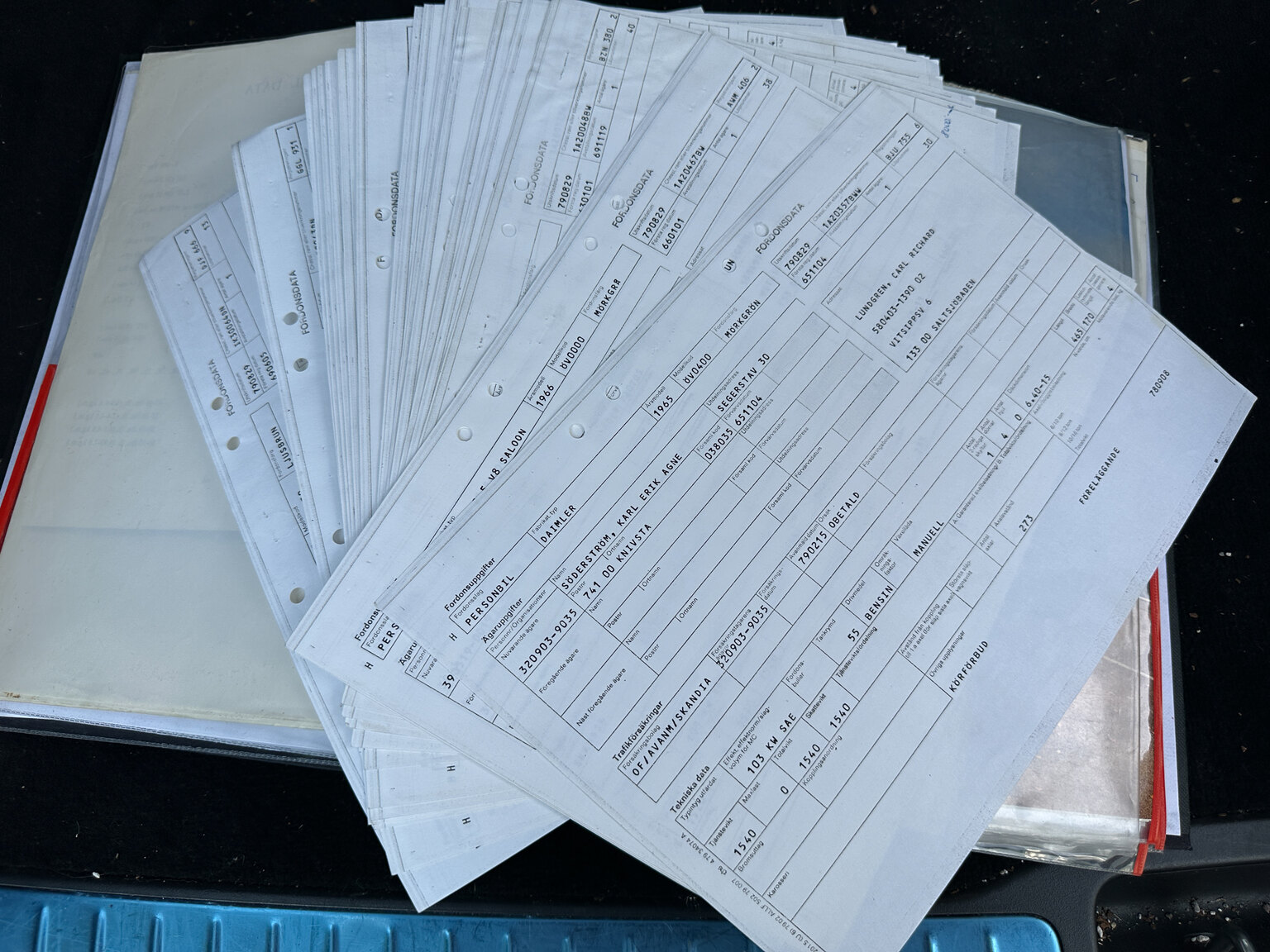 Documentation for 1965 Daimler 250 V8