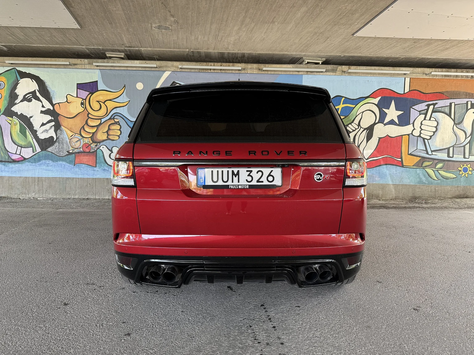 Aussenfoto 2017 Range Rover Sport SVR (11)