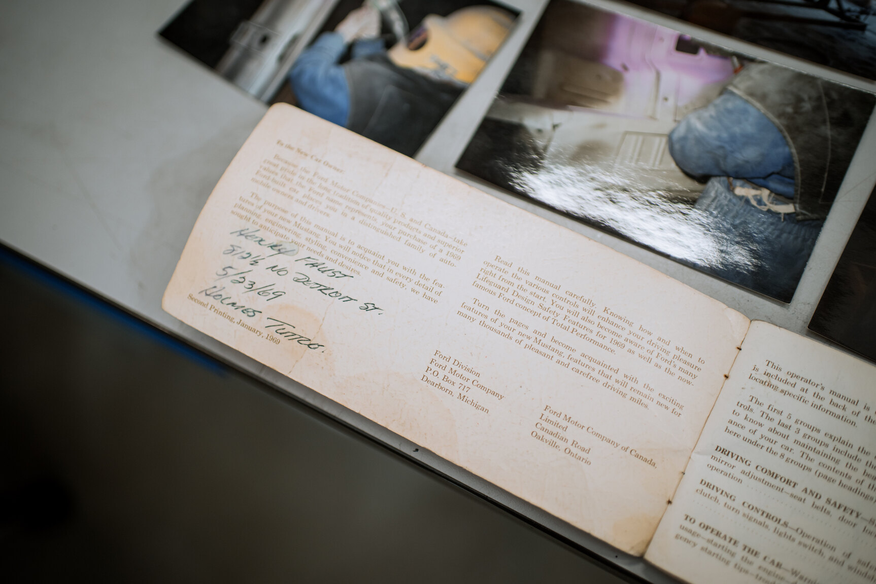 Dokumentation, 1969 Ford Mustang Mach 1 (26)