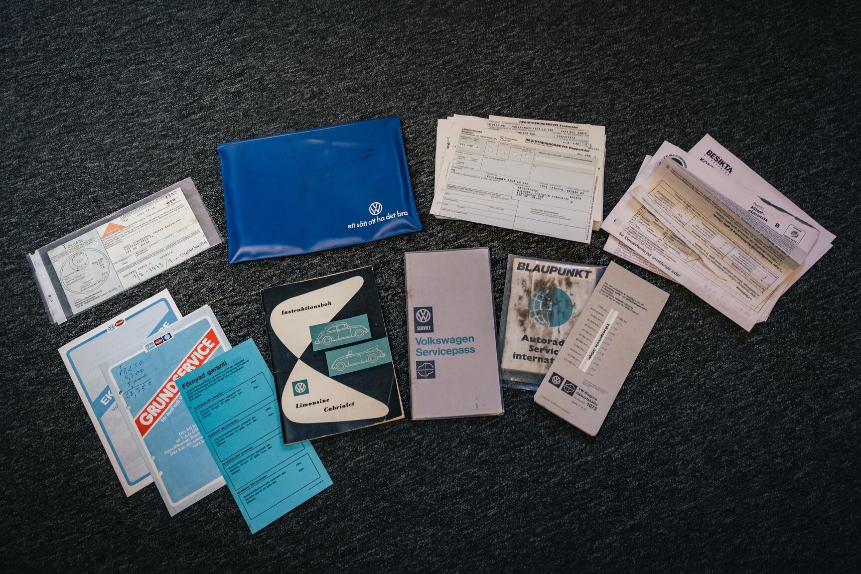 Documentation for 1973 Volkswagen Bubbla Karmann 1303 LS (3)