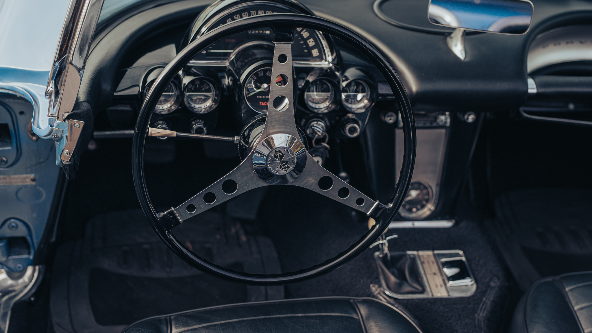 Interiörbild 1959 Chevrolet Corvette 1959