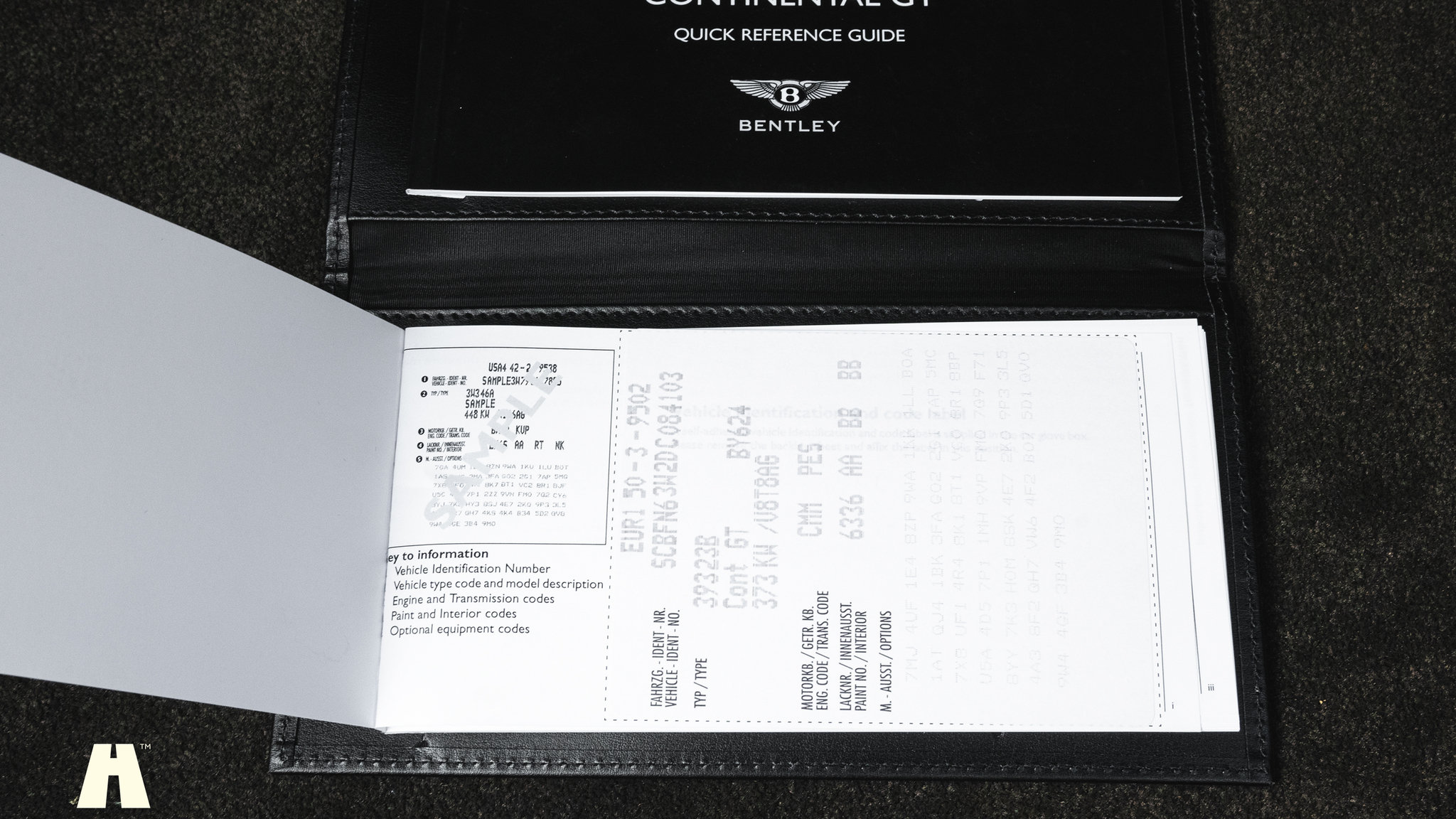 Documentation for 2013 Bentley Continental GT V8 (4)