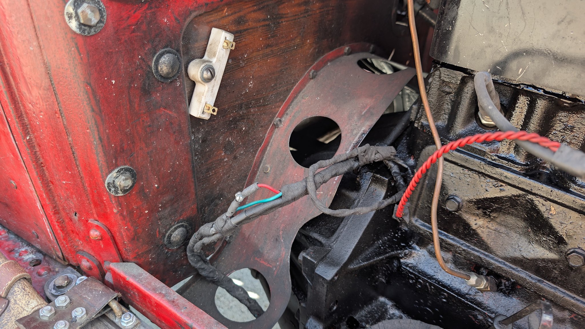 Image of 1929 FIAT 321C (521c) "Flying Fiona" mechanics