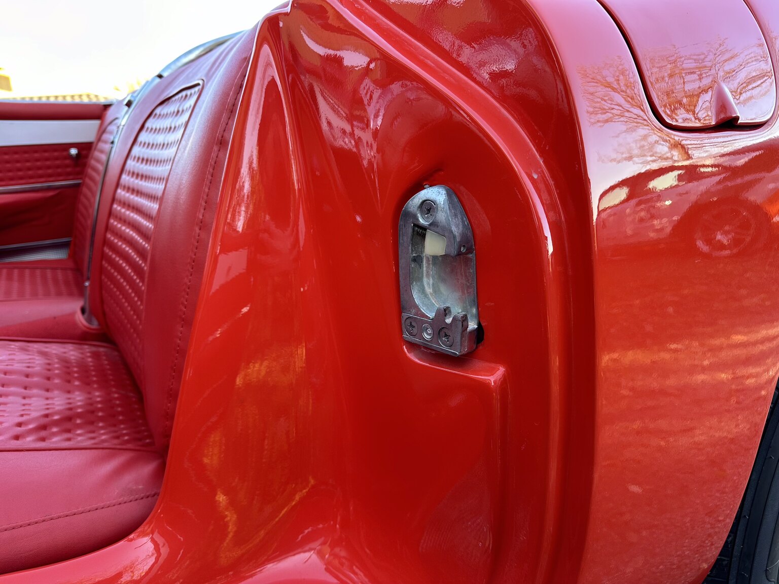 Interiörbild 1956 Chevrolet Corvette 