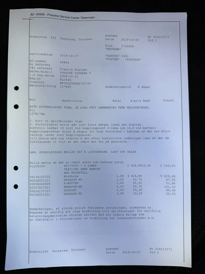 Documentation for 2008 Porsche 911 Carrera 4 (13)