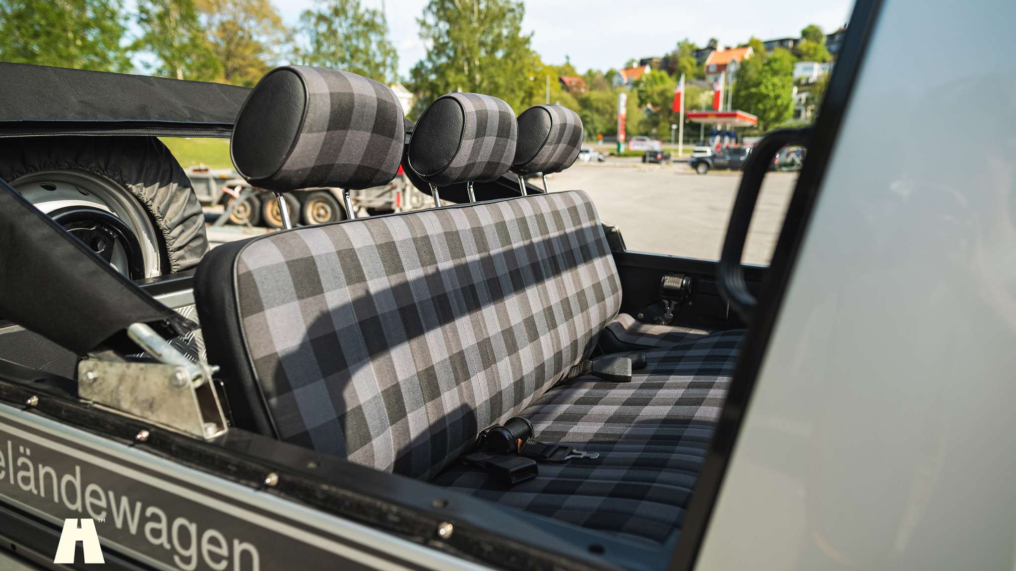 Interiörbild 1985 Mercedes 230GE Cabrio