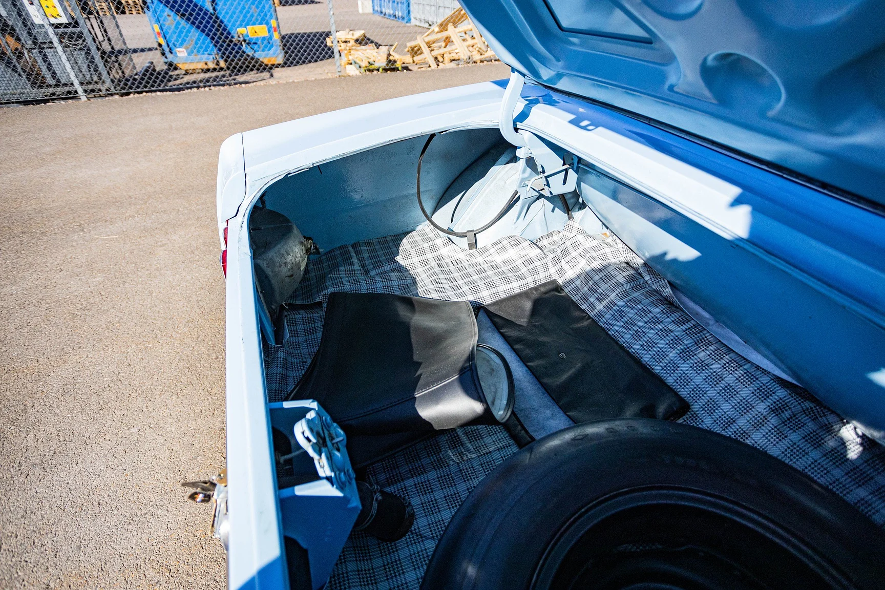 Interiörbild 1969 Ford Mustang GT Cabriolet "M-code" (4)