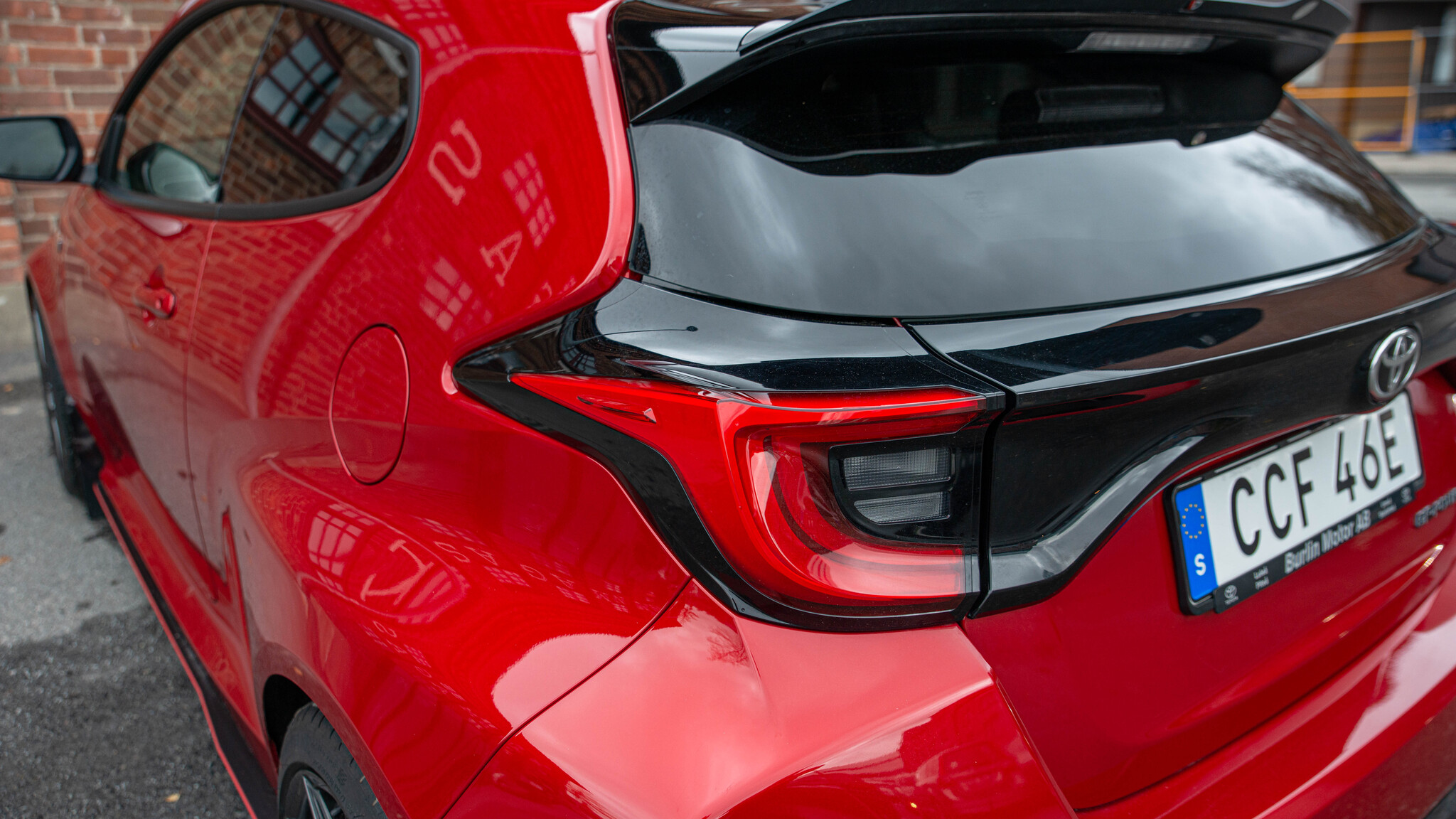 Exteriörbild på 2021 Toyota GR Yaris 