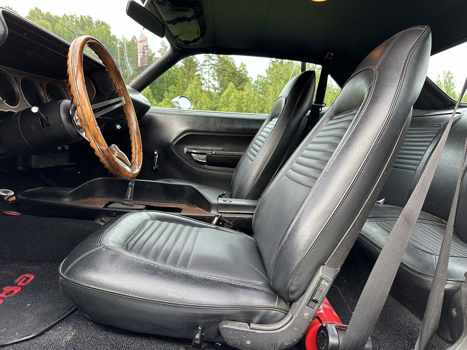 Interiörbild 1970 Plymouth Cuda 383