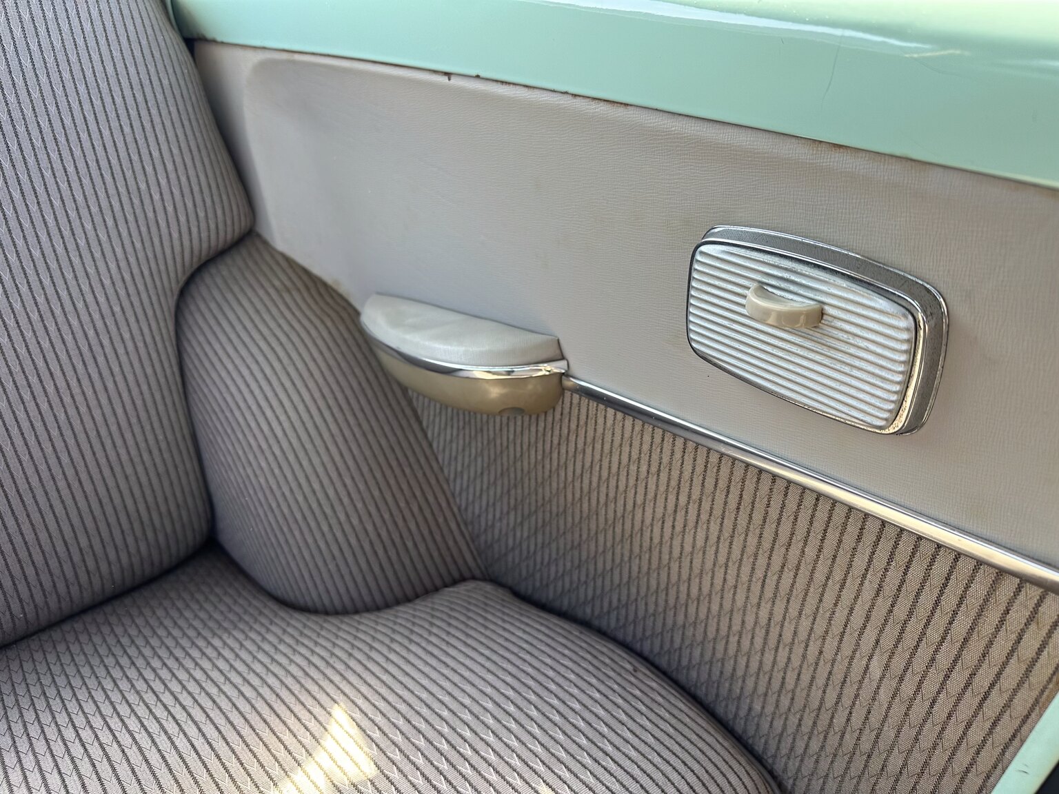 Interiörbild 1956 Opel Olympia Rekord