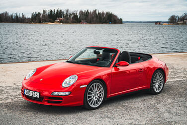 Exteriörbild på 2007 Porsche Carrera 4S Cabriolet