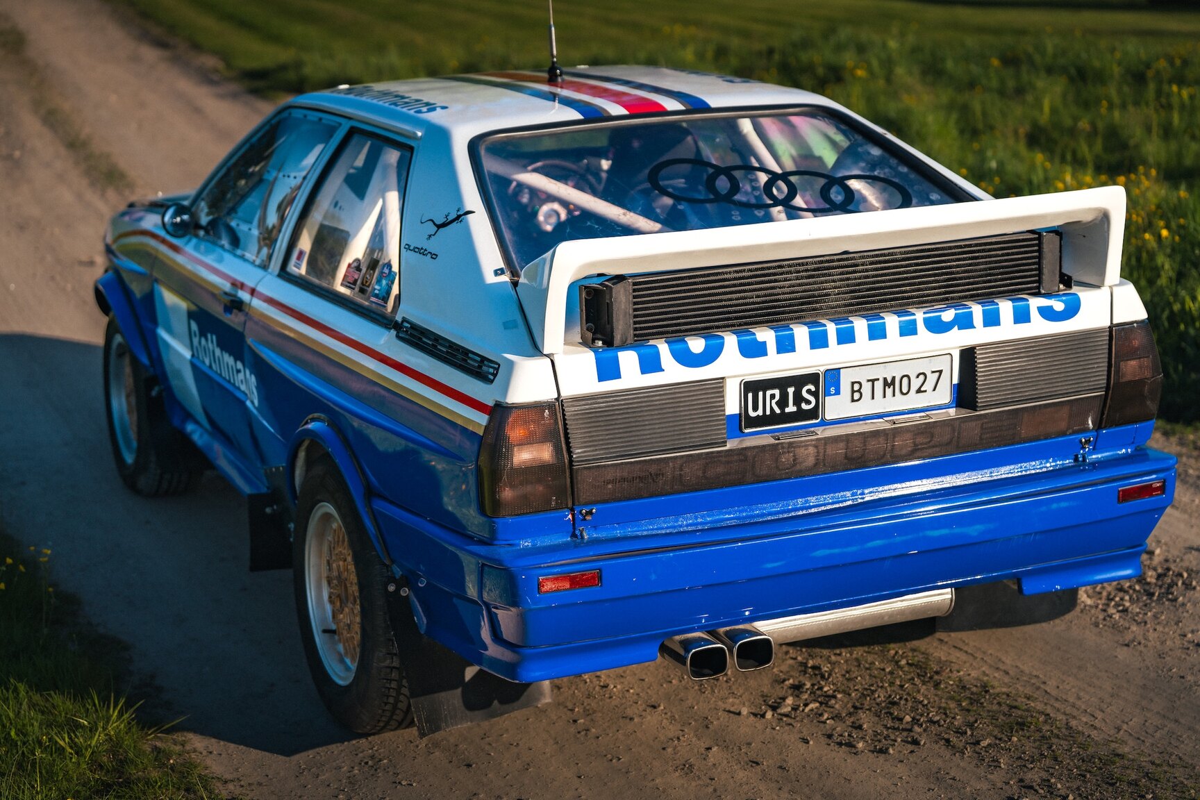 Exterior image of 1986 Audi Quattro Rally Replica