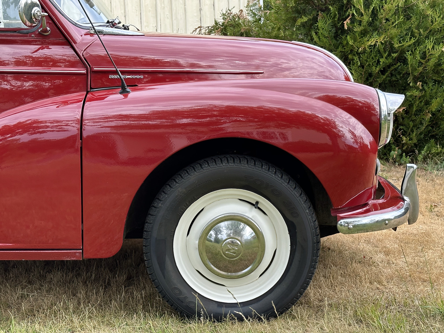 Exteriörbild på 1958 Morris Minor 1000