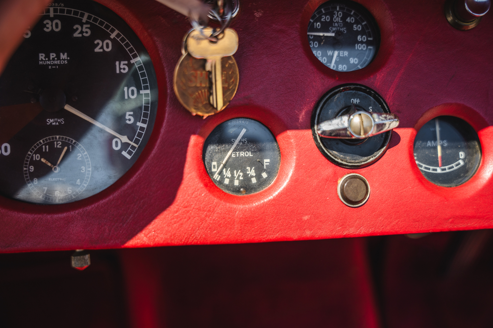 Interiörbild 1951 Jaguar XK 120
